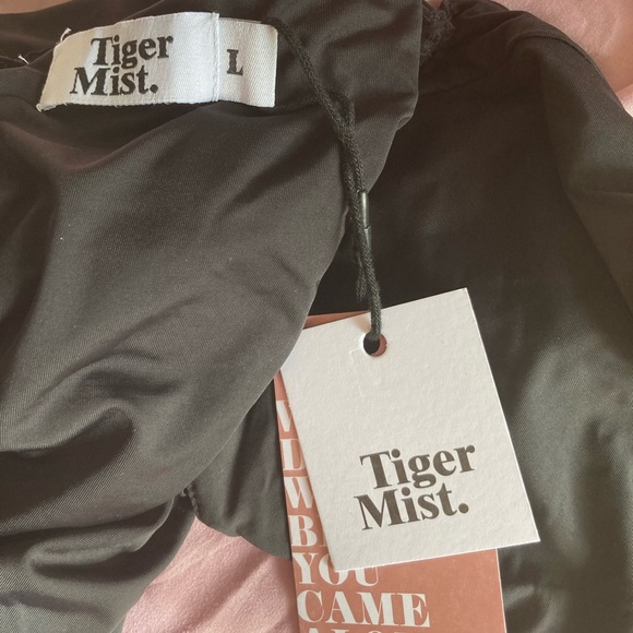 NWT: Black racer back dress - Picture 4 of 5